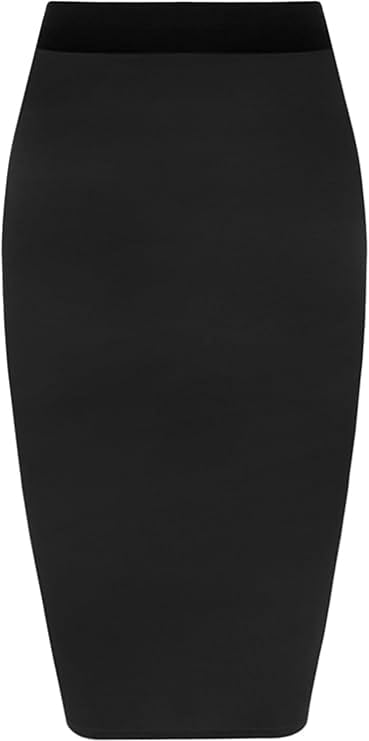 Bodycon Plain Midi Skirt