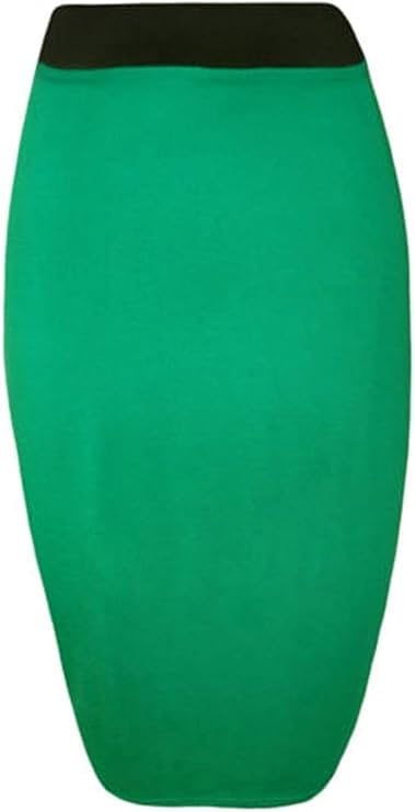 Bodycon Plain Midi Skirt