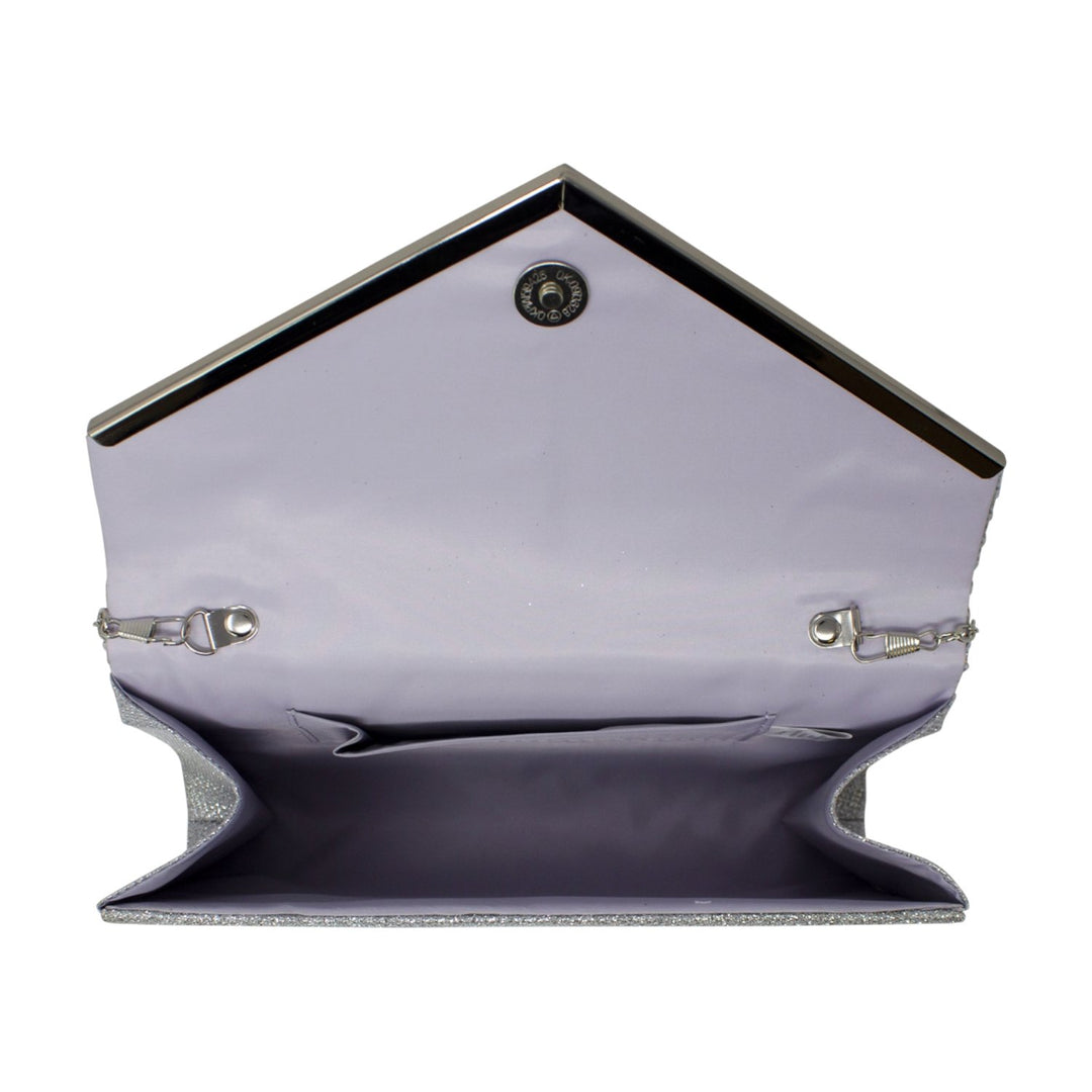 Envelop Style Clutches with Iridescent Diamante