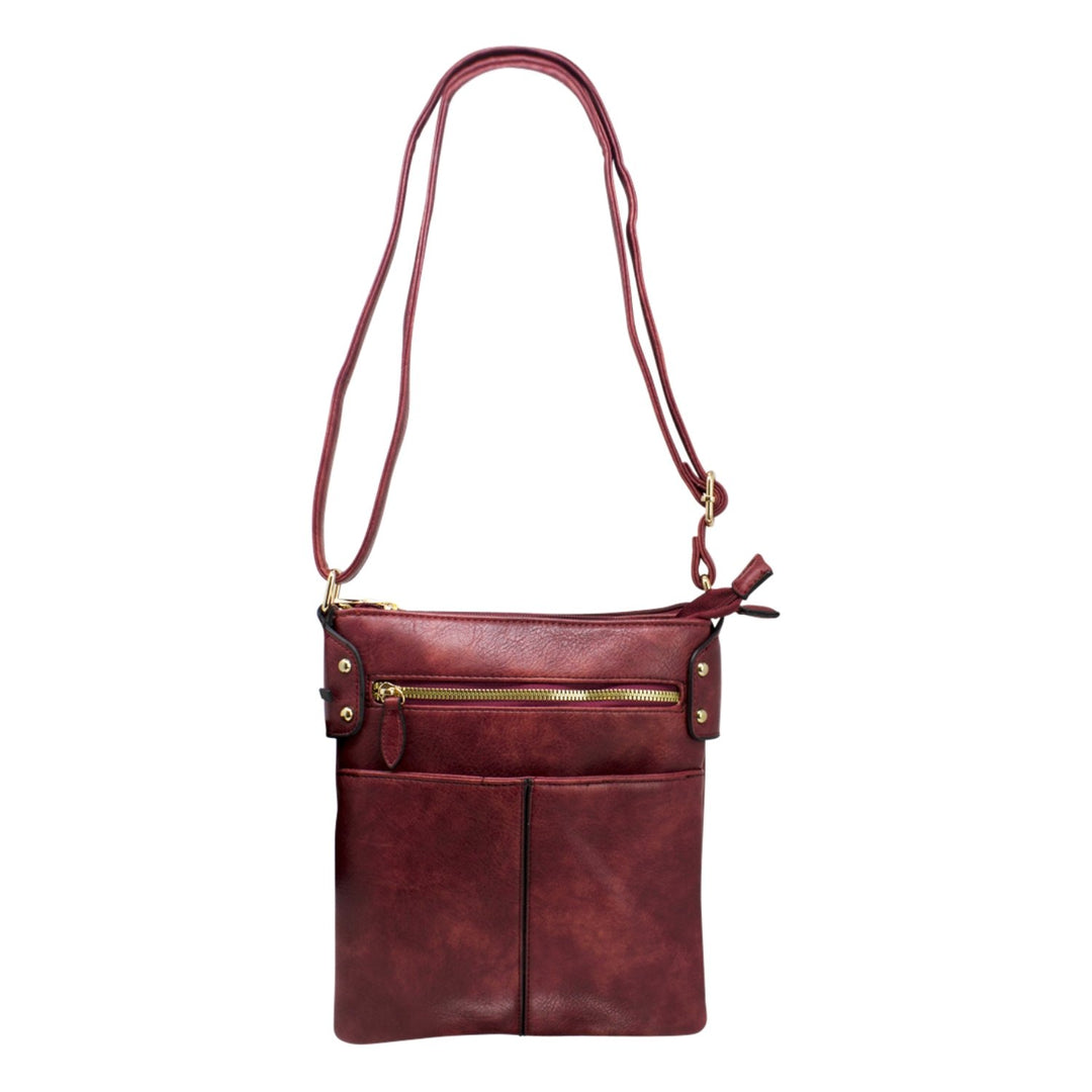 Crossbody Bag with Double Front Pockets