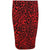 Knee Length Midi Pencil Skirt Printed
