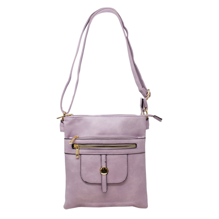 Multi-Zip Flap Crossbody