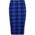 Knee Length Midi Pencil Skirt Printed