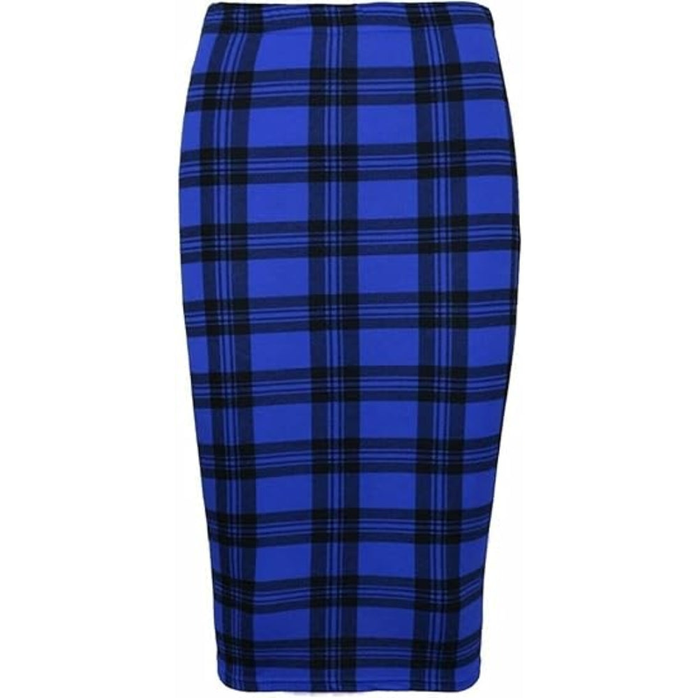 Knee Length Midi Pencil Skirt Printed