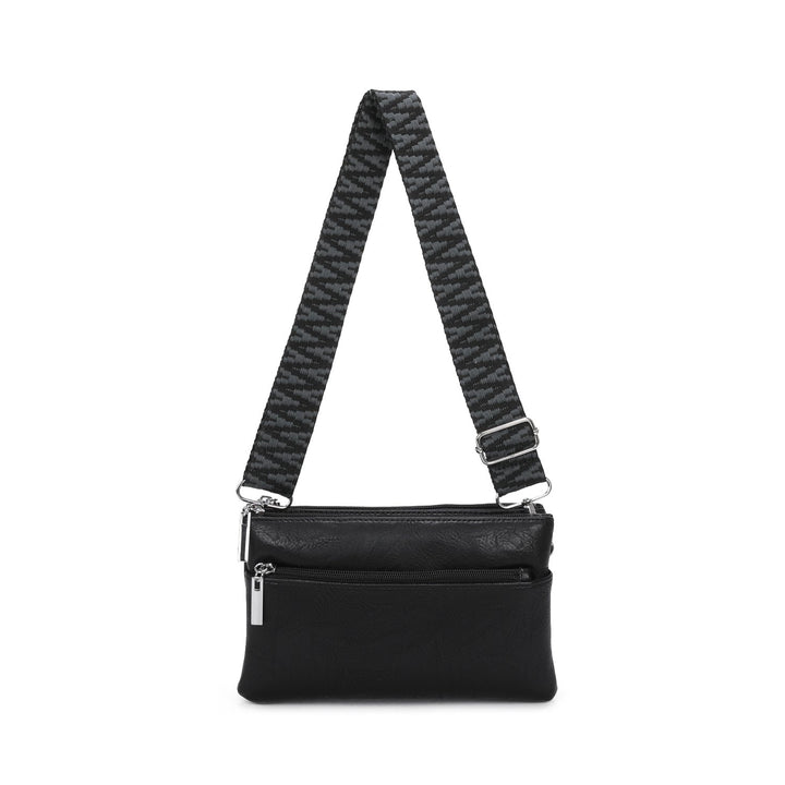 Zipped Compartments Crossbody Bag