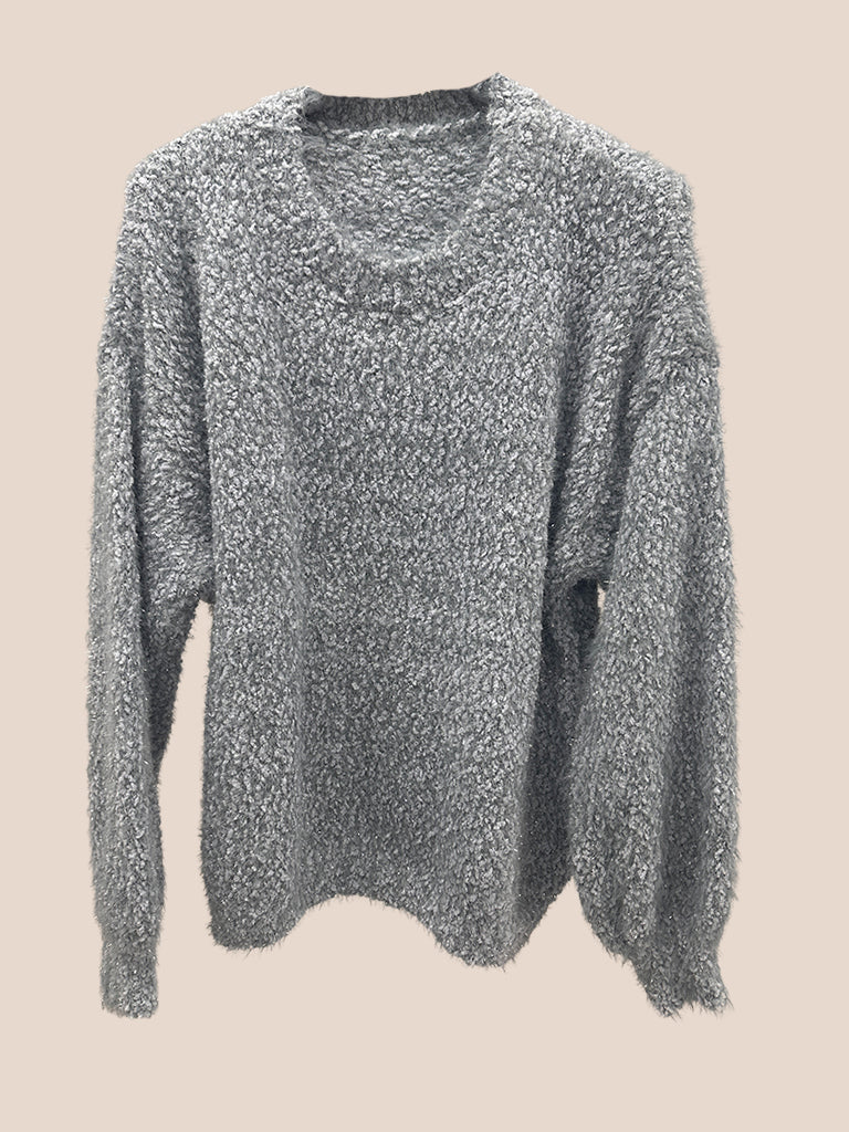 Lurex Fluffy Jumper