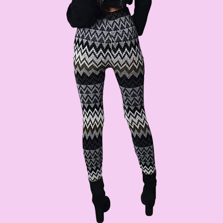 Knitted Printed Legging