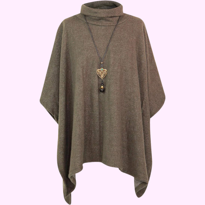 Italian Cowl Neck Poncho