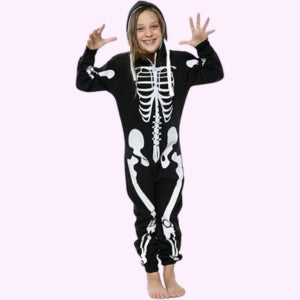 Kids Unisex Boys Skeleton Jumpsuit