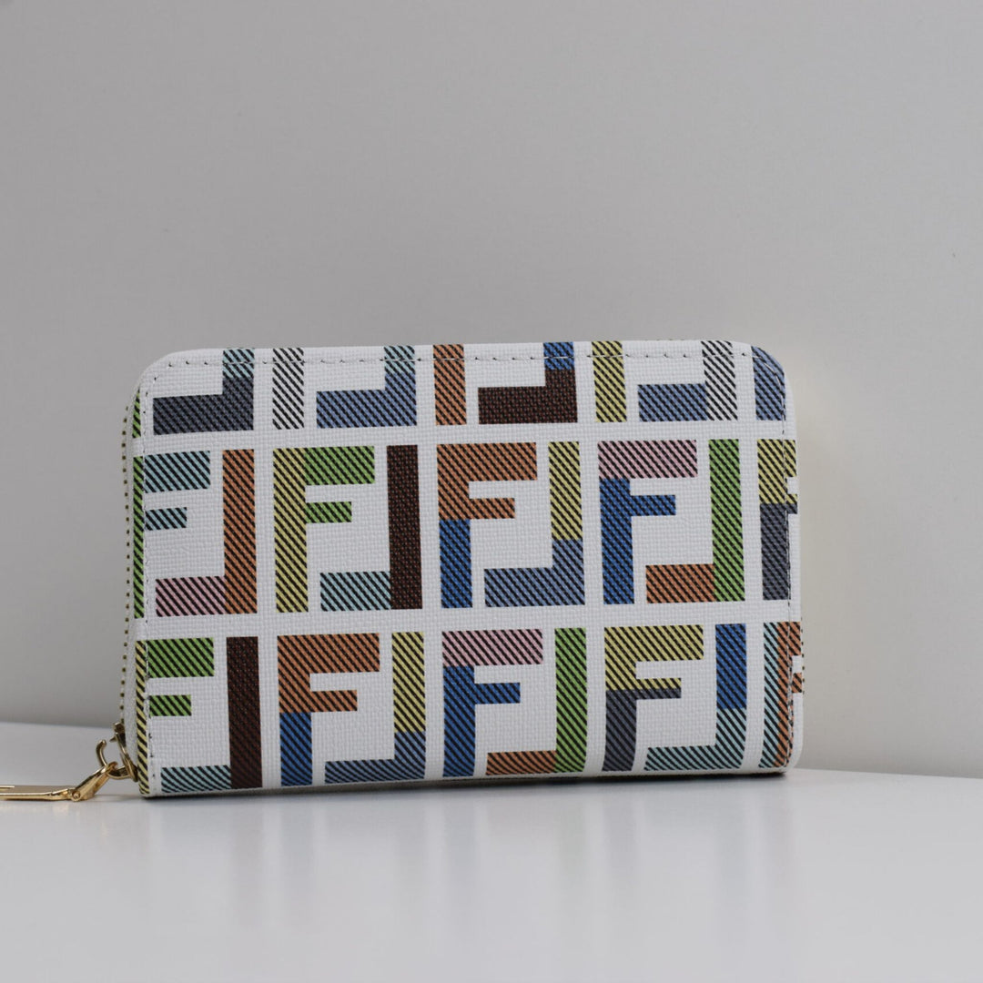 Pattern Zip Purse