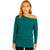 Off Shoulder Batwing Top Long Sleeve