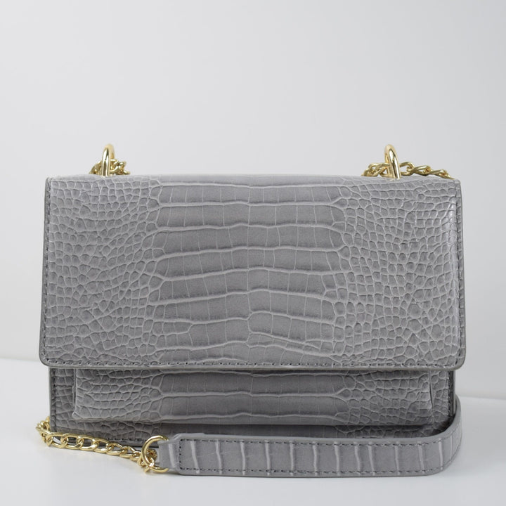 Croc Evening Crossbody Shoulder Bag