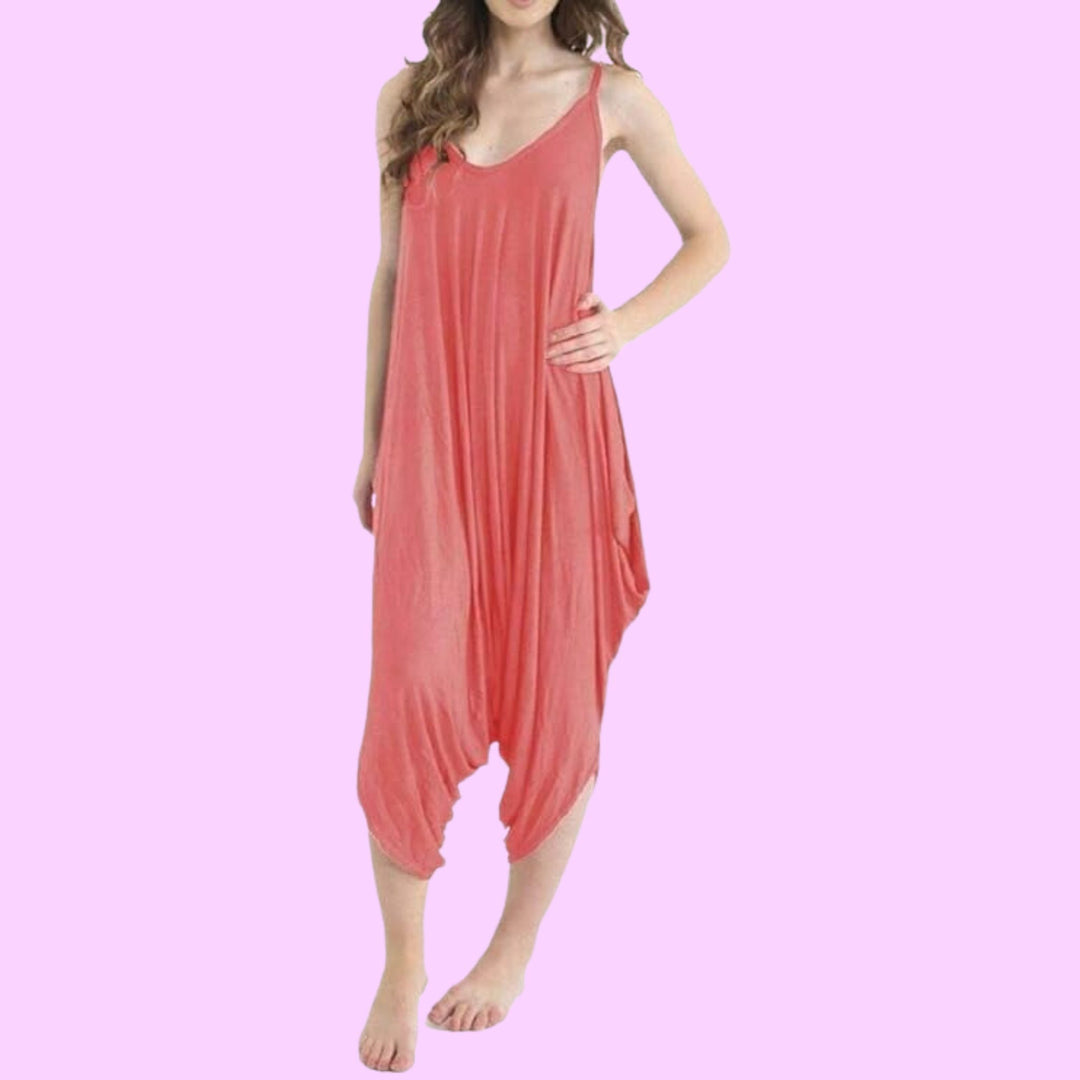 V-Neck Jumpsuit