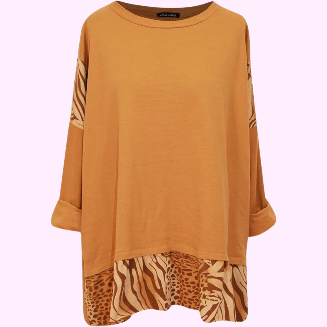 Italian Leopard Print Top