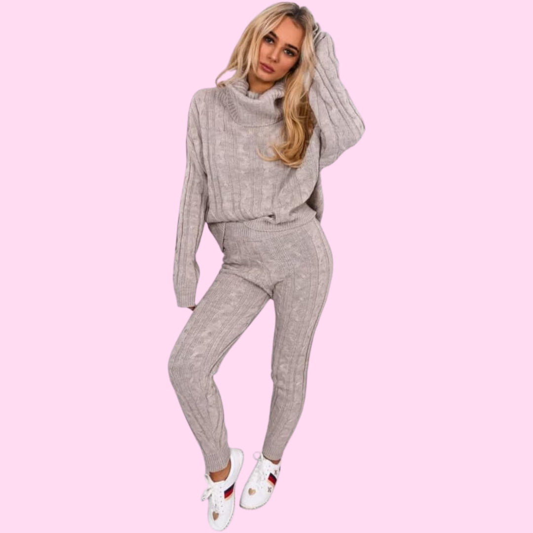 CABLE Knitted Tracksuit