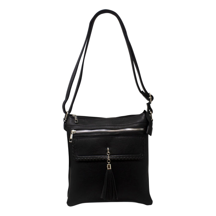 Crossbody with Braided Edge Flap