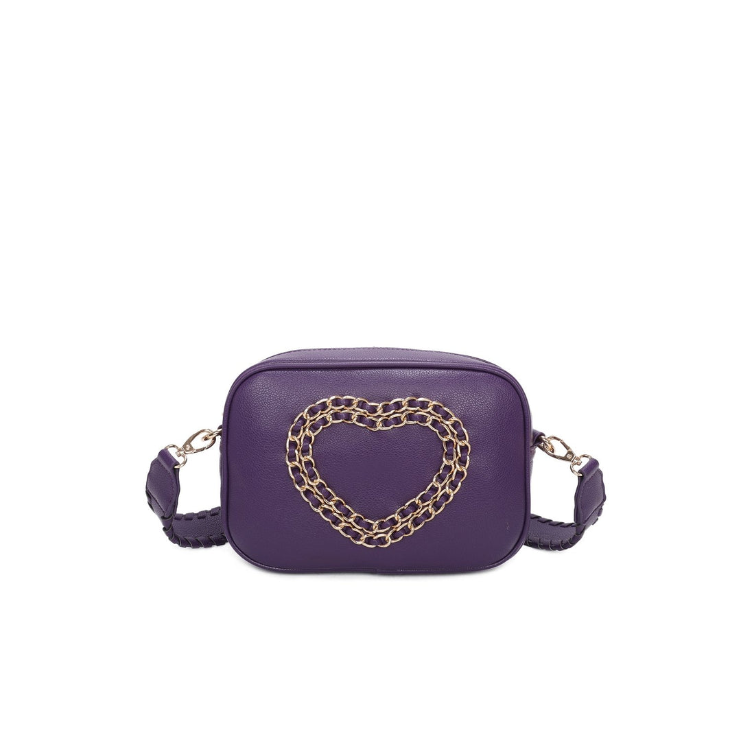 JM1356 Heart embroidered Cross body bag