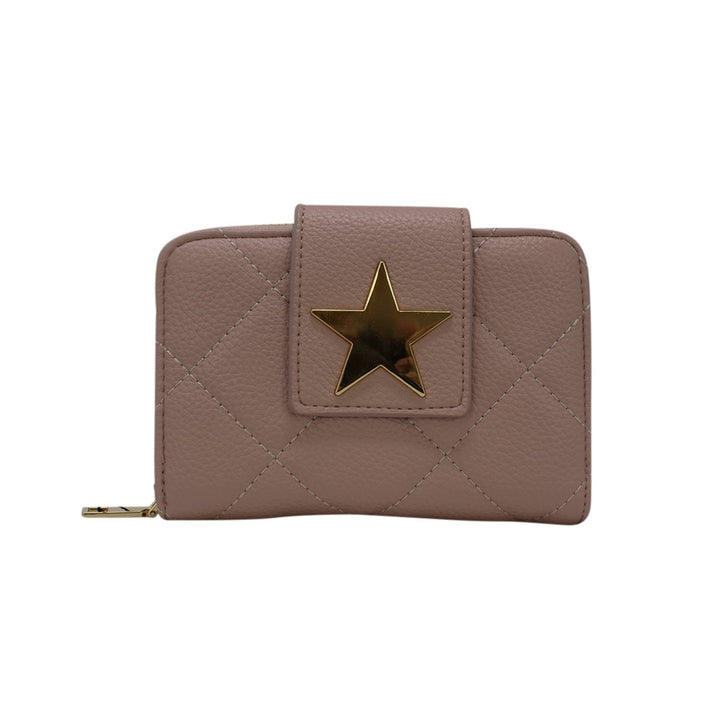 Star Button Strap Short Purse