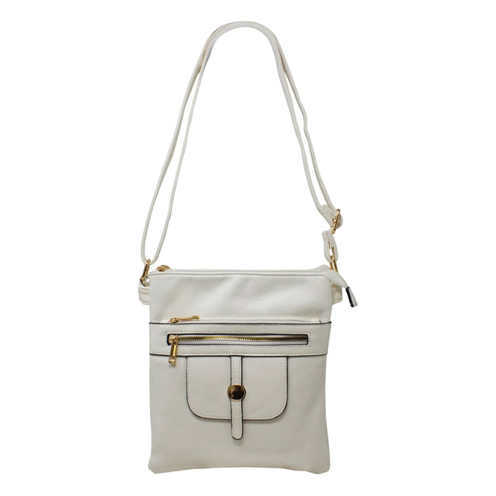 Multi-Zip Flap Crossbody