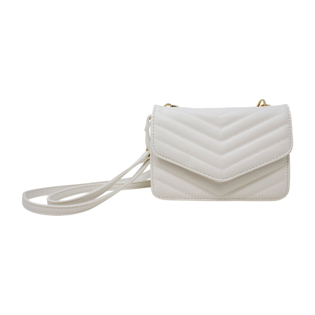 2-in-1 Quilted Envelop Crossbody Bag