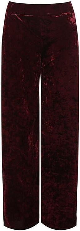 Velvet Palazzo Pants Leggings