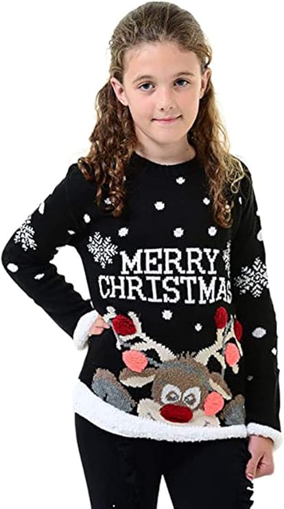 Kids Merry Christmas Knitted Jumper