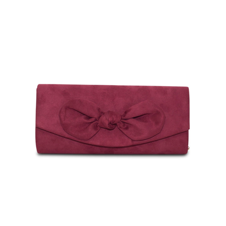 Classic Bow Detail Clutch