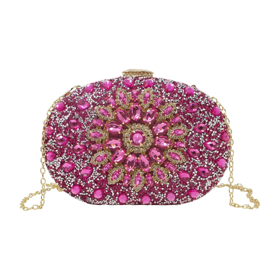 Full Diamante Clutch Bag