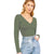 Women’s Long Sleeve V Neck Slim Fit Top