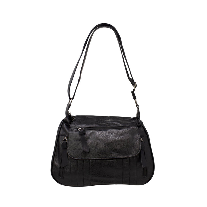 Clasp Front Pocket Crossbody Bag