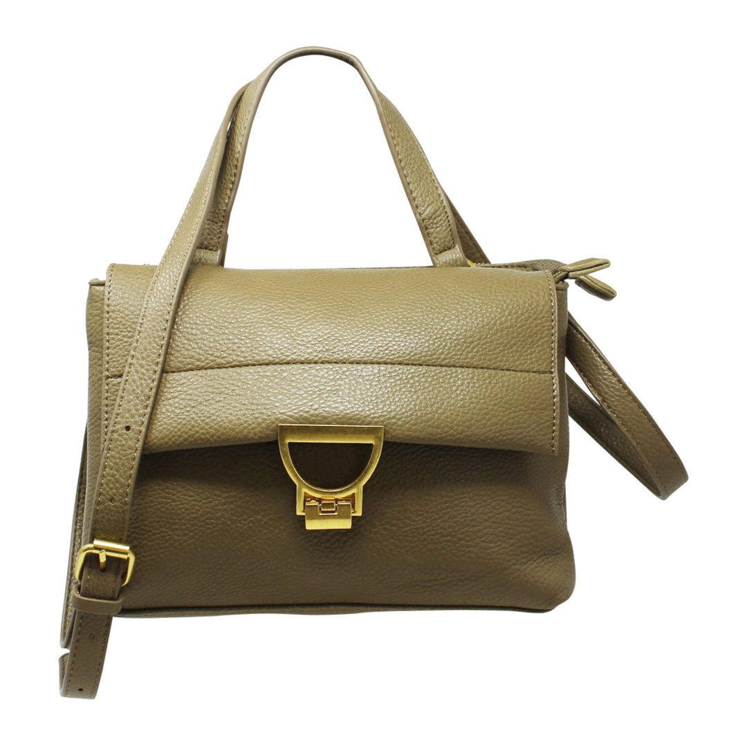 Flap-over Crossbody with Double Compartments