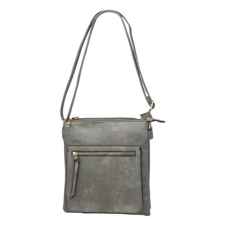 Front Zipped Pocket Crossbody