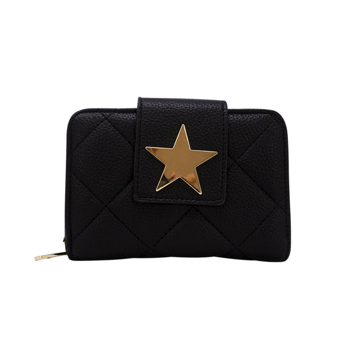 Star Button Strap Short Purse