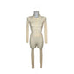 Ribbed knit set top button closure leggings