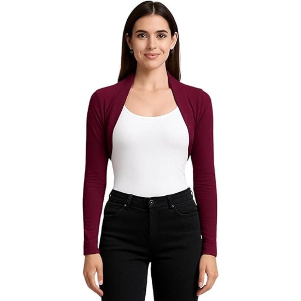 Women’s Bolero Shrug Cropped Cardigan