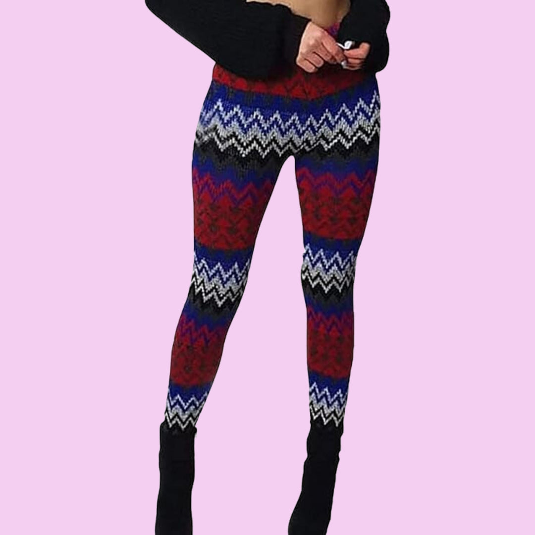 Knitted Printed Legging