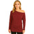 Off Shoulder Batwing Top Long Sleeve