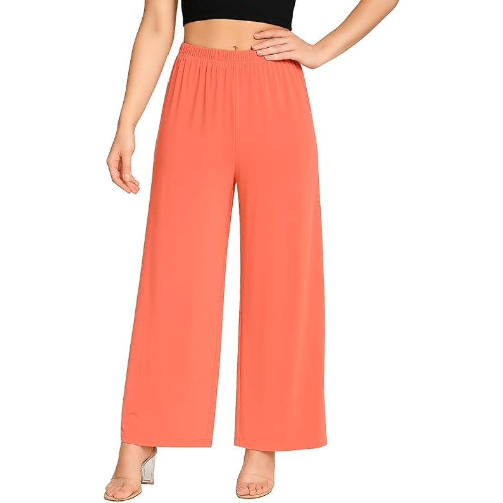 Flared Wide Leg Palazzo Full Length Long Trousers
