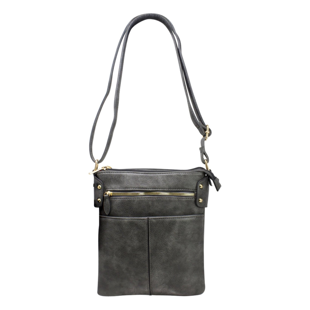 Crossbody Bag with Double Front Pockets