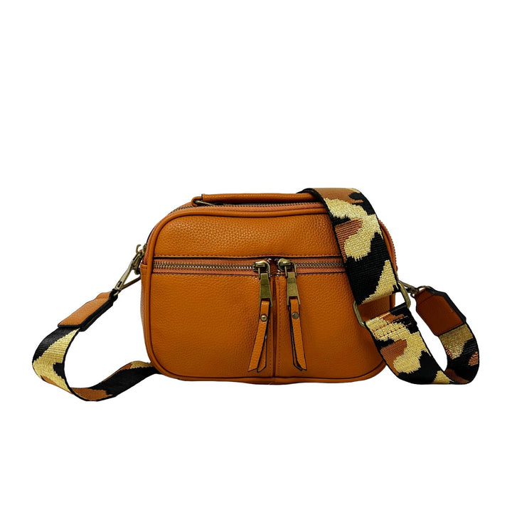 Double Zipper Small Camera Bag with Front Zips