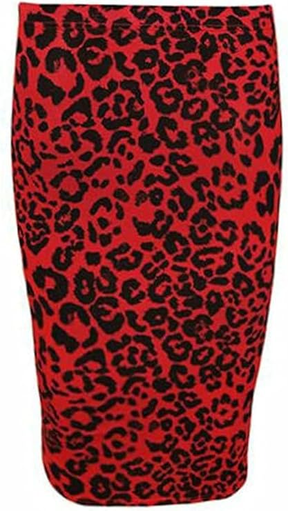 Bodycon Printed Midi Skirt