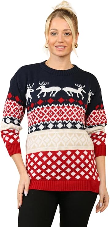 4 Reindeer  Christmas Jumper