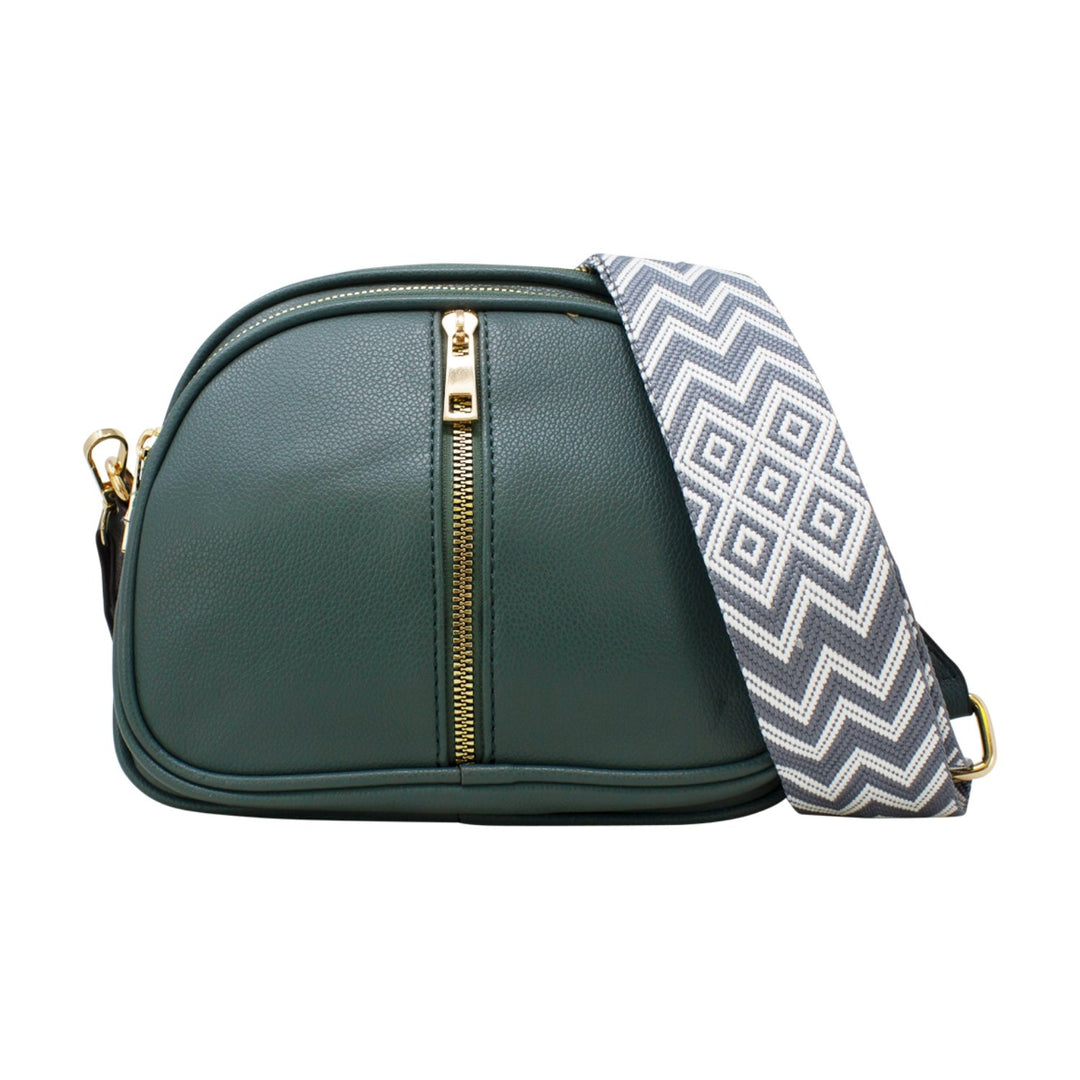 Tri-Zip Cross Body Bag