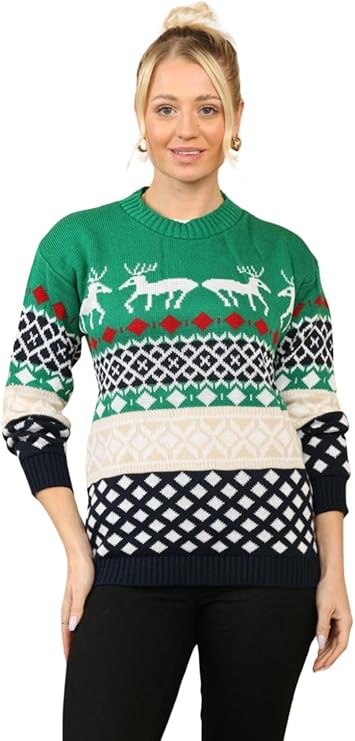 4 Reindeer  Christmas Jumper