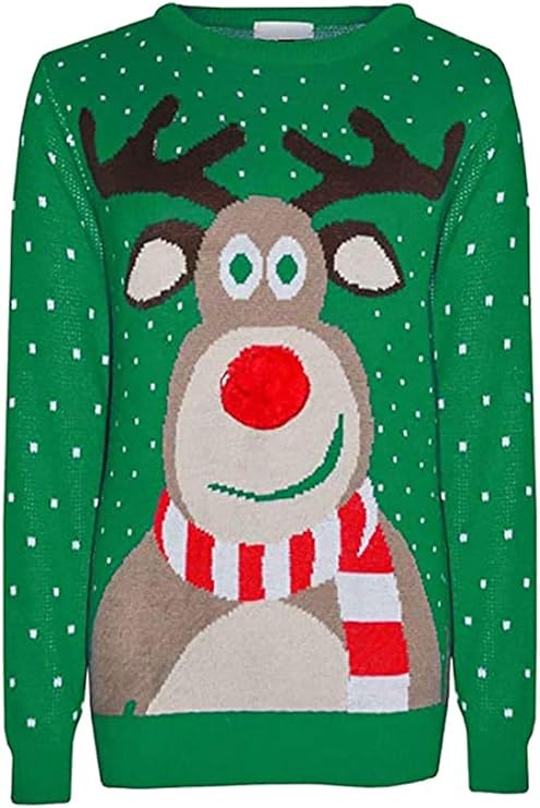 Pom Pom Christmas Knitted Jumper