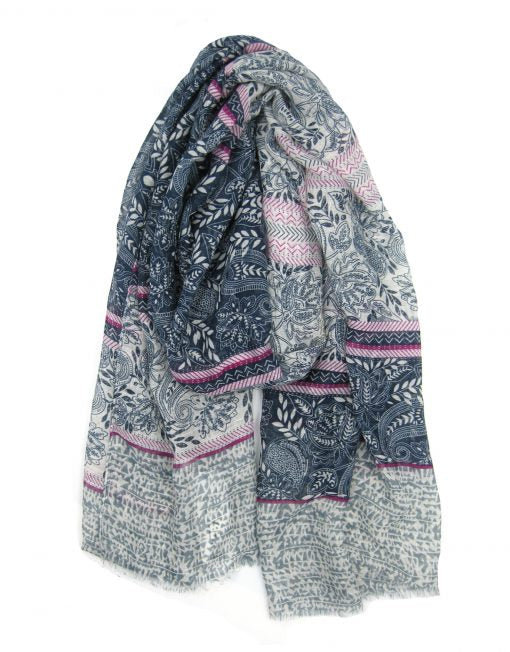 Ethnic Pattern Print Scarf