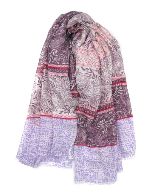 Ethnic Pattern Print Scarf