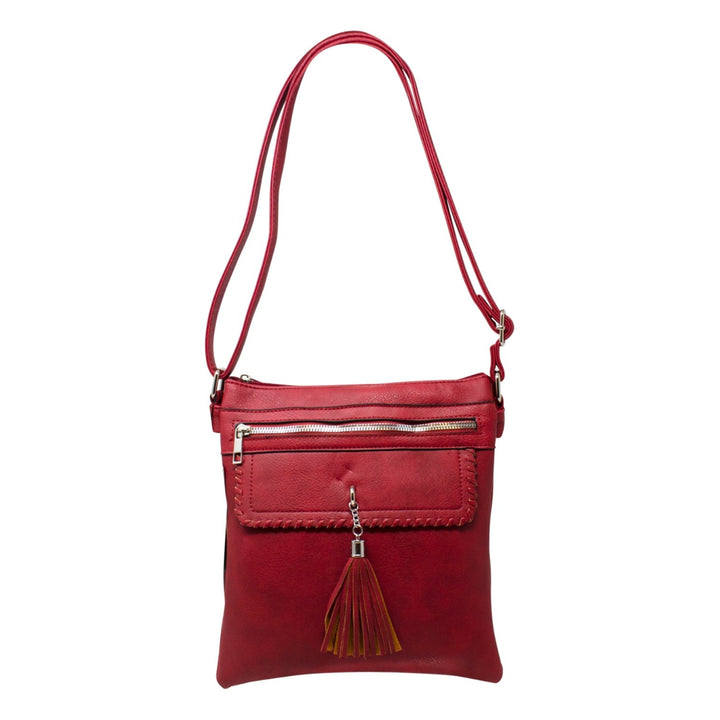 Crossbody with Braided Edge Flap