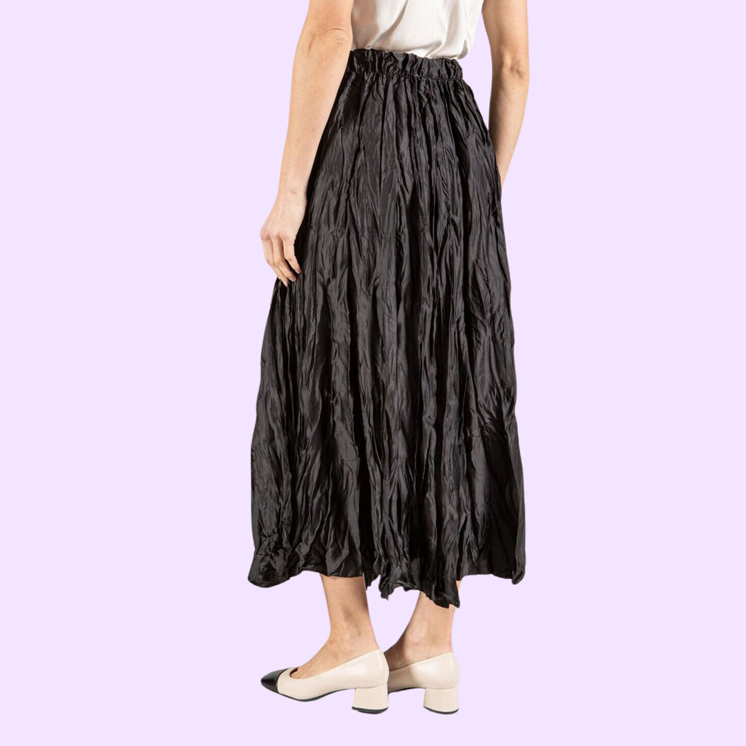 CRINKLE MAXI SKIRT