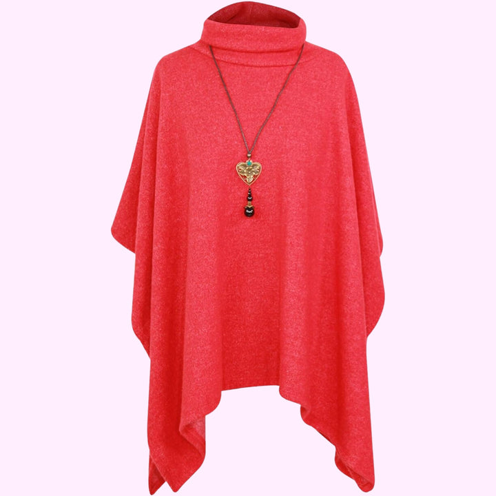 Italian Cowl Neck Poncho